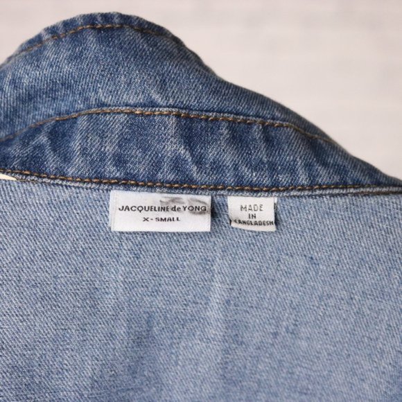 Oversized denim jacket Made in the six c2 - Picture 6 of 6